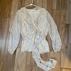 Max Studio heart blouse